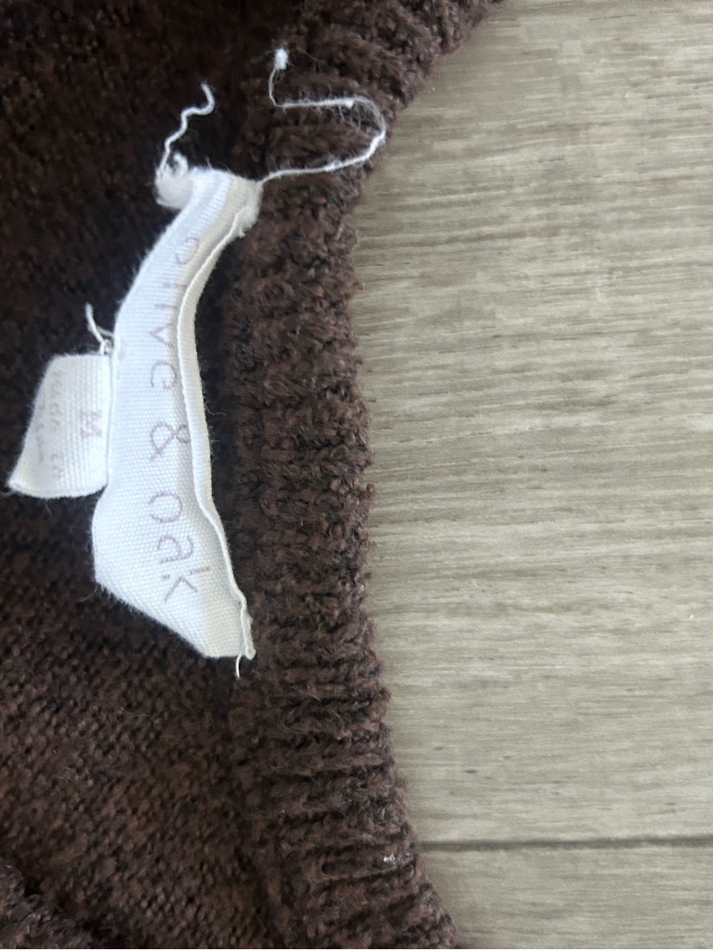 Olive & Oak Dark Brown Crewneck Sweater